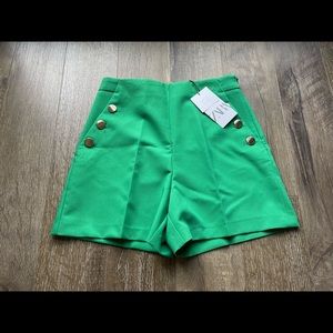 Zara Shorts with Buttons NWT